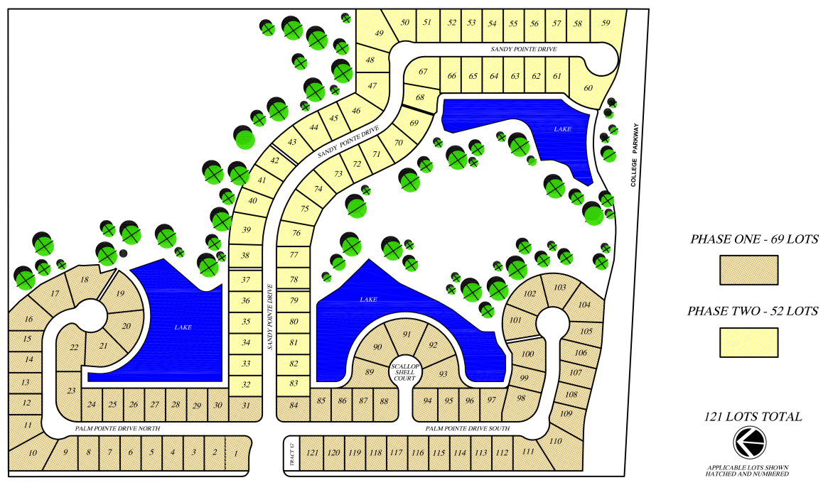 Sandy Pointe Preserve Site Plan