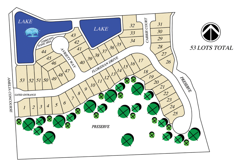 Floridian Enclave Site Plan Floridian Enclave Site Plan