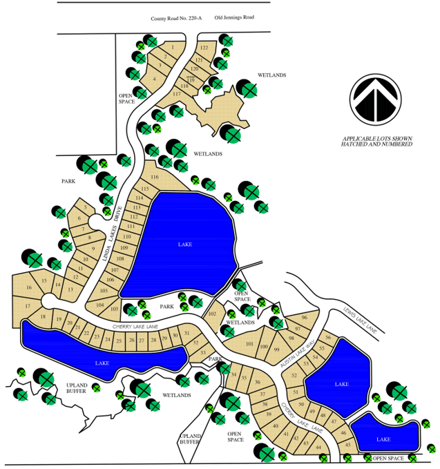 Linda Lakes site map Linda Lakes site map