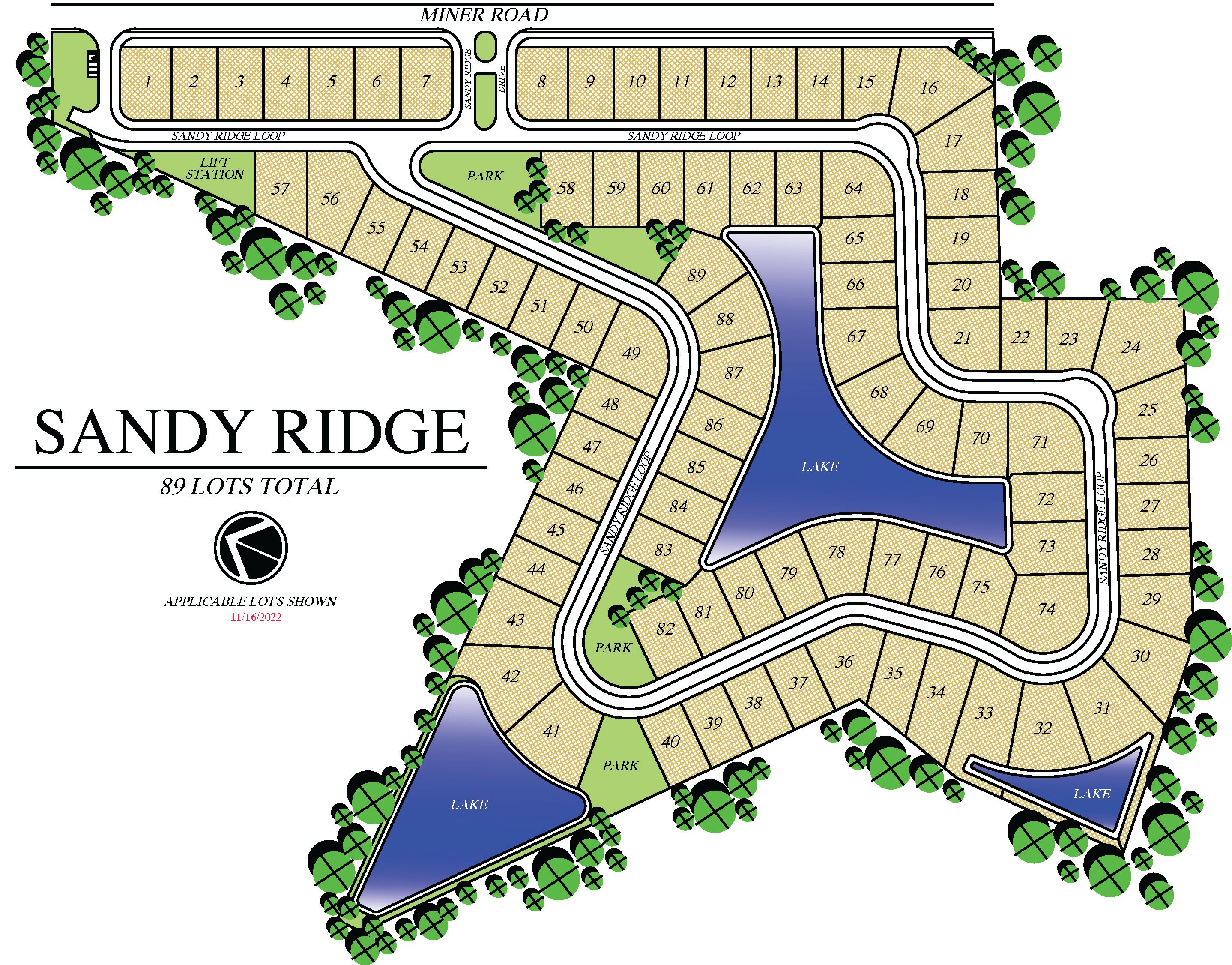 Sandy Ridge Site Plan 111622